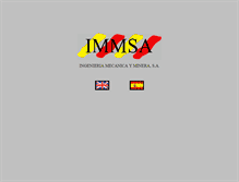 Tablet Screenshot of immsa.net